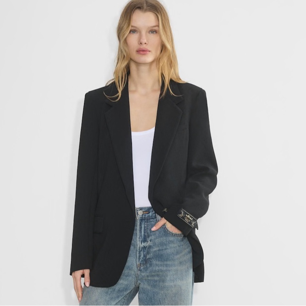 Women's Black Blazer | New Generation | Crepe